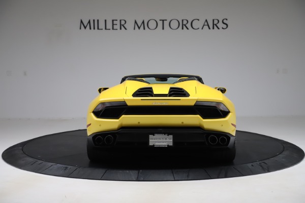 Used 2018 Lamborghini Huracan LP 580-2 Spyder for sale Sold at Aston Martin of Greenwich in Greenwich CT 06830 6