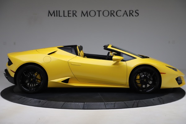 Used 2018 Lamborghini Huracan LP 580-2 Spyder for sale Sold at Aston Martin of Greenwich in Greenwich CT 06830 9