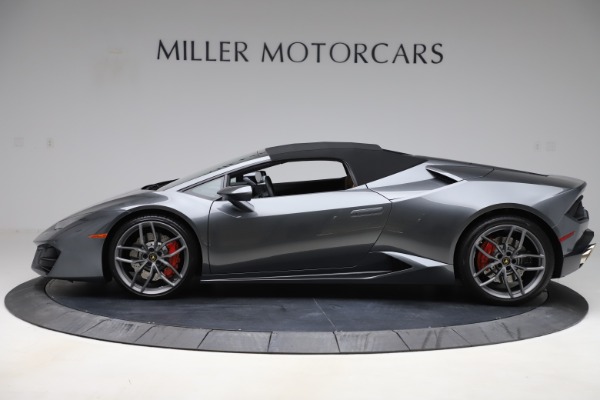 Used 2018 Lamborghini Huracan LP 580-2 Spyder for sale Sold at Aston Martin of Greenwich in Greenwich CT 06830 14