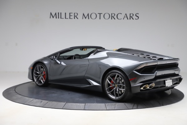 Used 2018 Lamborghini Huracan LP 580-2 Spyder for sale Sold at Aston Martin of Greenwich in Greenwich CT 06830 4