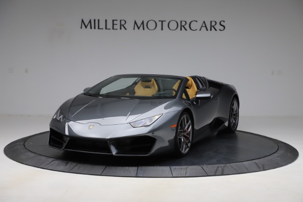 Used 2018 Lamborghini Huracan LP 580-2 Spyder for sale Sold at Aston Martin of Greenwich in Greenwich CT 06830 1