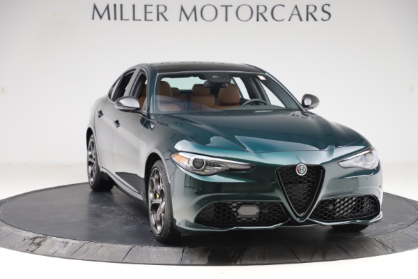 New 2020 Alfa Romeo Giulia Ti Sport Q4 for sale Sold at Miller Motorcars Aston Martin in Greenwich CT 06830 11