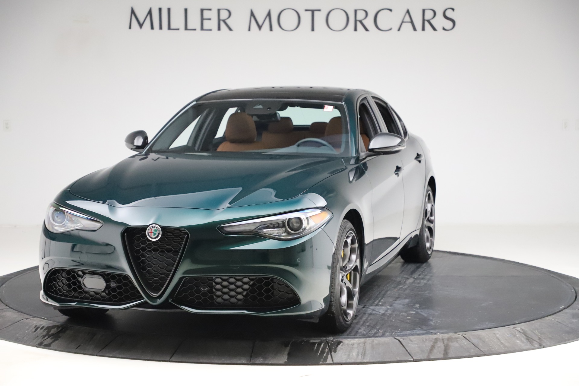 New 2020 Alfa Romeo Giulia Ti Sport Q4 for sale Sold at Miller Motorcars Aston Martin in Greenwich CT 06830 1