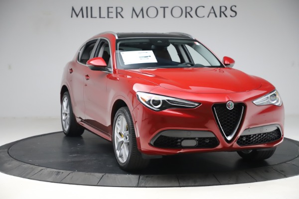 New 2020 Alfa Romeo Stelvio Ti Q4 for sale Sold at Miller Motorcars Aston Martin in Greenwich CT 06830 11