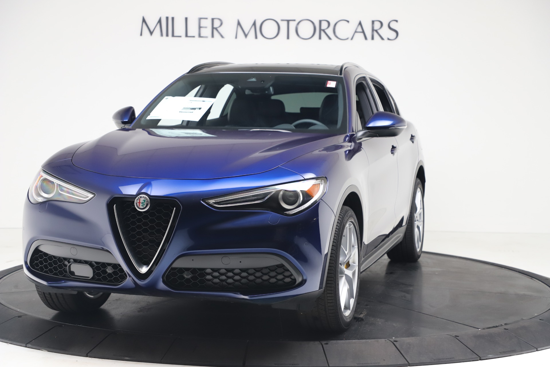 New 2019 Alfa Romeo Stelvio Ti Sport Q4 for sale Sold at Aston Martin of Greenwich in Greenwich CT 06830 1