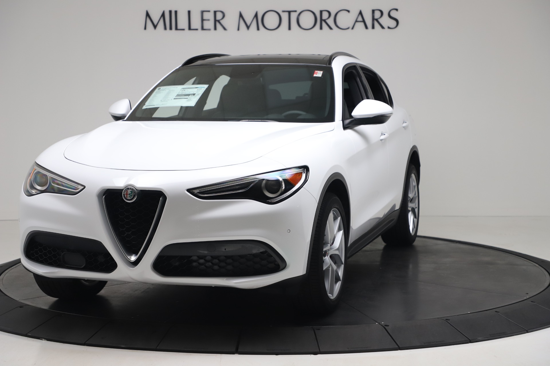 New 2019 Alfa Romeo Stelvio Ti Sport Q4 for sale Sold at Aston Martin of Greenwich in Greenwich CT 06830 1