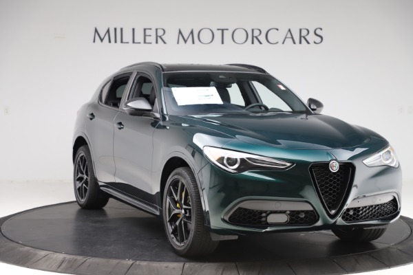 New 2020 Alfa Romeo Stelvio Ti Sport Q4 for sale Sold at Miller Motorcars Aston Martin in Greenwich CT 06830 11
