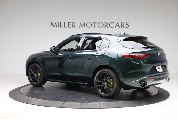 New 2020 Alfa Romeo Stelvio Ti Sport Q4 for sale Sold at Miller Motorcars Aston Martin in Greenwich CT 06830 4