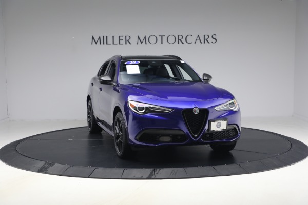 Used 2020 Alfa Romeo Stelvio Ti Sport Q4 for sale $23,900 at Miller Motorcars Aston Martin in Greenwich CT 06830 9