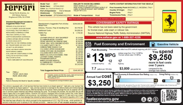Used 2017 Ferrari GTC4Lusso for sale Sold at Aston Martin of Greenwich in Greenwich CT 06830 2