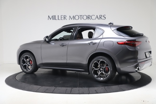 New 2020 Alfa Romeo Stelvio Ti Sport Q4 for sale Sold at Miller Motorcars Aston Martin in Greenwich CT 06830 4