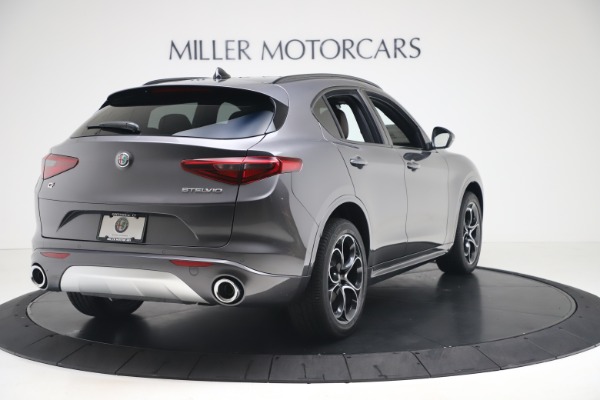 New 2020 Alfa Romeo Stelvio Ti Sport Q4 for sale Sold at Miller Motorcars Aston Martin in Greenwich CT 06830 7