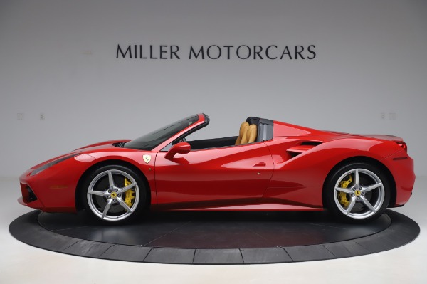 Used 2018 Ferrari 488 Spider Base for sale Sold at Aston Martin of Greenwich in Greenwich CT 06830 3