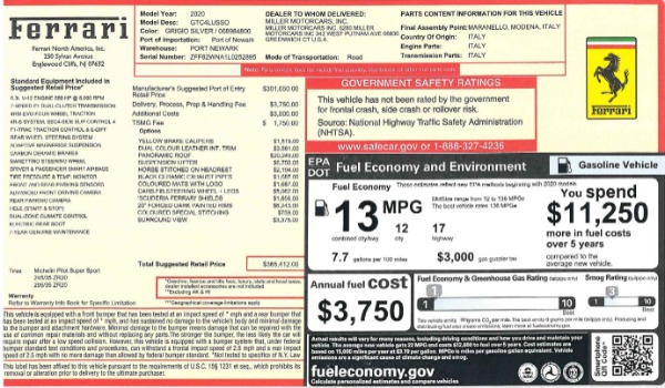 Used 2020 Ferrari GTC4Lusso for sale Sold at Aston Martin of Greenwich in Greenwich CT 06830 23