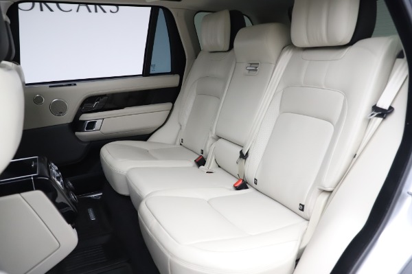 Used 2019 Land Rover Range Rover Supercharged LWB for sale Sold at Aston Martin of Greenwich in Greenwich CT 06830 19