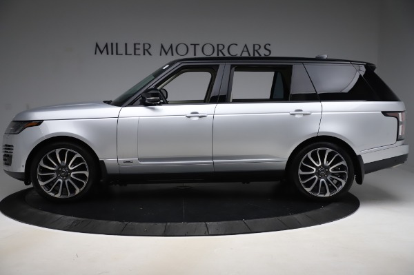 Used 2019 Land Rover Range Rover Supercharged LWB for sale Sold at Aston Martin of Greenwich in Greenwich CT 06830 3