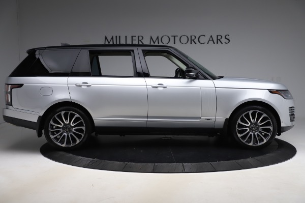 Used 2019 Land Rover Range Rover Supercharged LWB for sale Sold at Aston Martin of Greenwich in Greenwich CT 06830 9