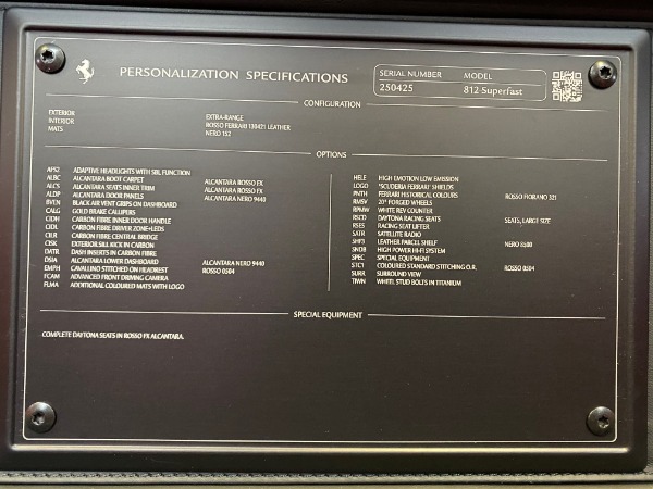 Used 2020 Ferrari 812 Superfast for sale $399,900 at Aston Martin of Greenwich in Greenwich CT 06830 20