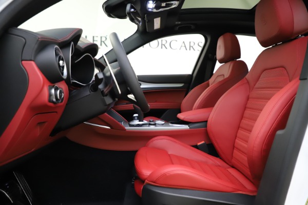 New 2020 Alfa Romeo Stelvio Ti Sport Q4 for sale Sold at Miller Motorcars Aston Martin in Greenwich CT 06830 14