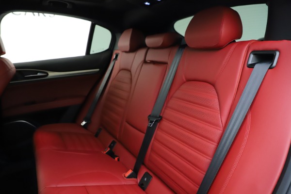 New 2020 Alfa Romeo Stelvio Ti Sport Q4 for sale Sold at Miller Motorcars Aston Martin in Greenwich CT 06830 18