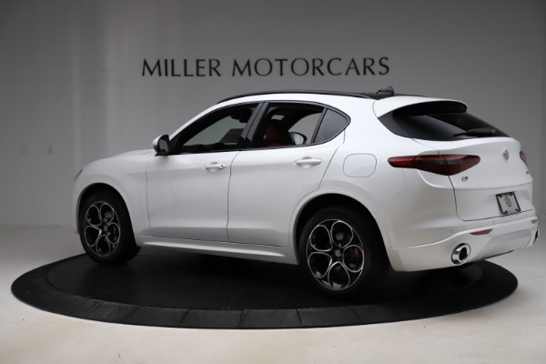 New 2020 Alfa Romeo Stelvio Ti Sport Q4 for sale Sold at Miller Motorcars Aston Martin in Greenwich CT 06830 4