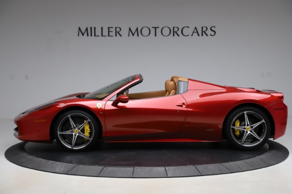 Used 2013 Ferrari 458 Spider for sale Sold at Miller Motorcars Aston Martin in Greenwich CT 06830 3