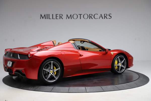Used 2013 Ferrari 458 Spider for sale Sold at Miller Motorcars Aston Martin in Greenwich CT 06830 8