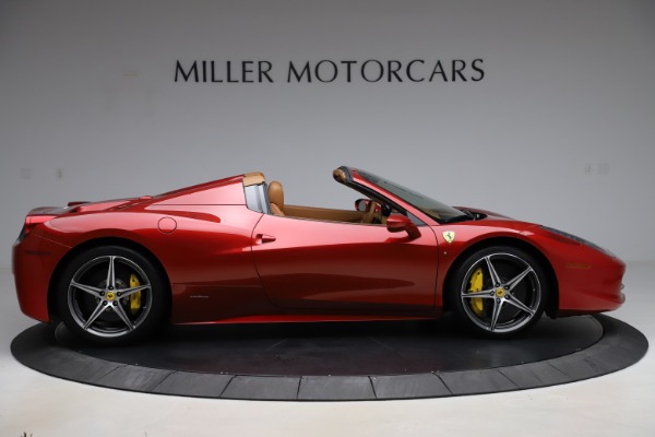 Used 2013 Ferrari 458 Spider for sale Sold at Miller Motorcars Aston Martin in Greenwich CT 06830 9