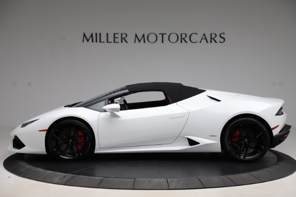 Used 2016 Lamborghini Huracan LP 610-4 Spyder for sale Sold at Miller Motorcars Aston Martin in Greenwich CT 06830 16