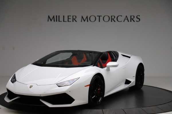 Used 2016 Lamborghini Huracan LP 610-4 Spyder for sale Sold at Miller Motorcars Aston Martin in Greenwich CT 06830 2