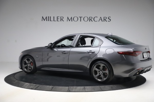 Used 2017 Alfa Romeo Giulia Ti Sport for sale Sold at Miller Motorcars Aston Martin in Greenwich CT 06830 5