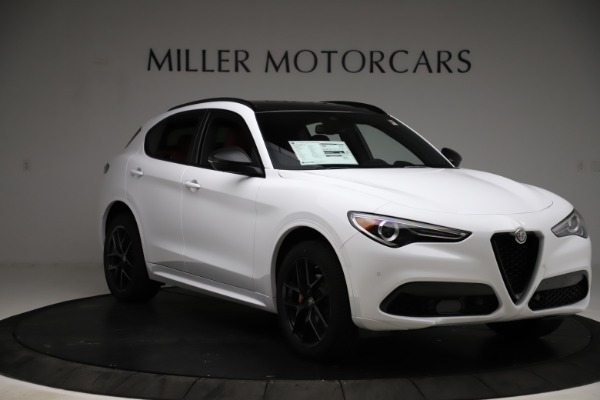 New 2021 Alfa Romeo Stelvio Ti Sport Q4 for sale Sold at Miller Motorcars Aston Martin in Greenwich CT 06830 11