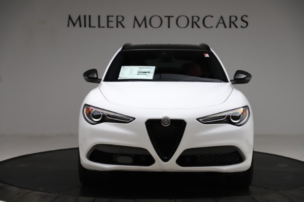 New 2021 Alfa Romeo Stelvio Ti Sport Q4 for sale Sold at Miller Motorcars Aston Martin in Greenwich CT 06830 12