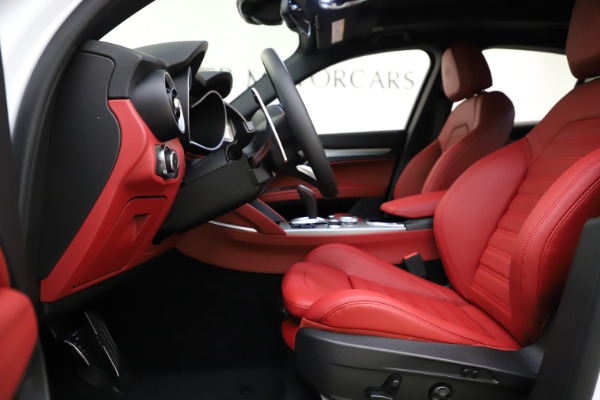 New 2021 Alfa Romeo Stelvio Ti Sport Q4 for sale Sold at Miller Motorcars Aston Martin in Greenwich CT 06830 15