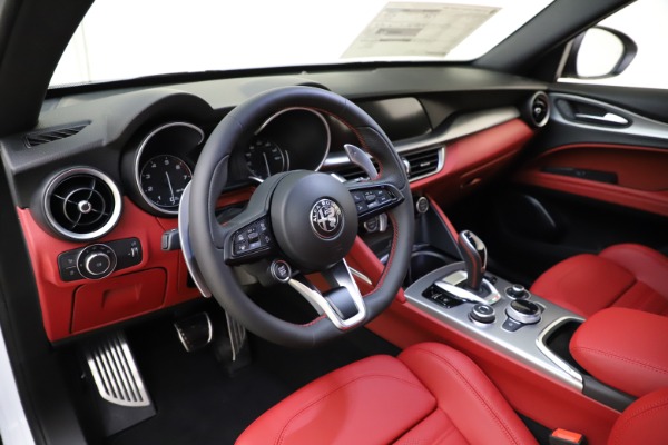 New 2021 Alfa Romeo Stelvio Ti Sport Q4 for sale Sold at Miller Motorcars Aston Martin in Greenwich CT 06830 16