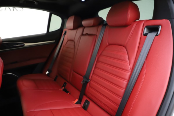 New 2021 Alfa Romeo Stelvio Ti Sport Q4 for sale Sold at Miller Motorcars Aston Martin in Greenwich CT 06830 18