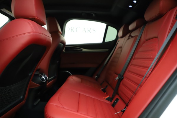 New 2021 Alfa Romeo Stelvio Ti Sport Q4 for sale Sold at Miller Motorcars Aston Martin in Greenwich CT 06830 19