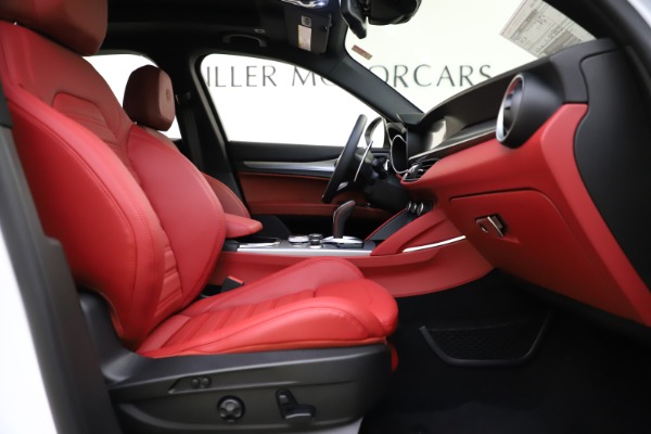 New 2021 Alfa Romeo Stelvio Ti Sport Q4 for sale Sold at Miller Motorcars Aston Martin in Greenwich CT 06830 22