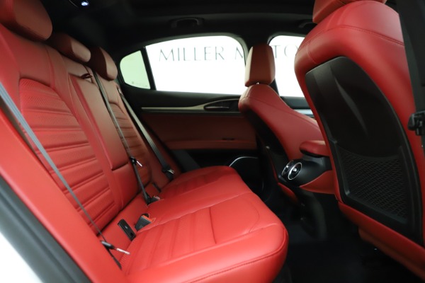 New 2021 Alfa Romeo Stelvio Ti Sport Q4 for sale Sold at Miller Motorcars Aston Martin in Greenwich CT 06830 25