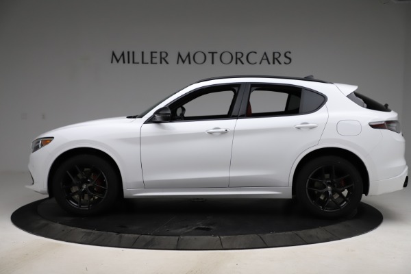 New 2021 Alfa Romeo Stelvio Ti Sport Q4 for sale Sold at Miller Motorcars Aston Martin in Greenwich CT 06830 3
