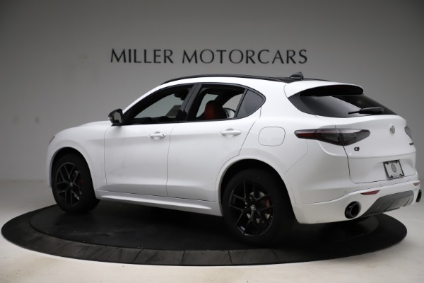 New 2021 Alfa Romeo Stelvio Ti Sport Q4 for sale Sold at Miller Motorcars Aston Martin in Greenwich CT 06830 4