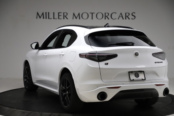 New 2021 Alfa Romeo Stelvio Ti Sport Q4 for sale Sold at Miller Motorcars Aston Martin in Greenwich CT 06830 5