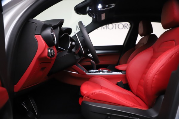 New 2021 Alfa Romeo Stelvio Ti Sport Q4 for sale Sold at Miller Motorcars Aston Martin in Greenwich CT 06830 15