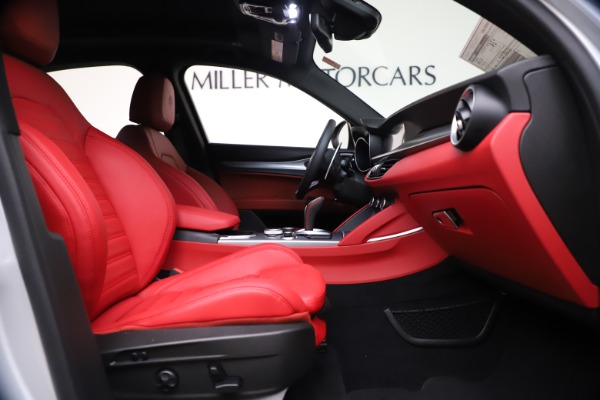 New 2021 Alfa Romeo Stelvio Ti Sport Q4 for sale Sold at Miller Motorcars Aston Martin in Greenwich CT 06830 21