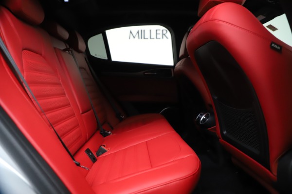 New 2021 Alfa Romeo Stelvio Ti Sport Q4 for sale Sold at Miller Motorcars Aston Martin in Greenwich CT 06830 24