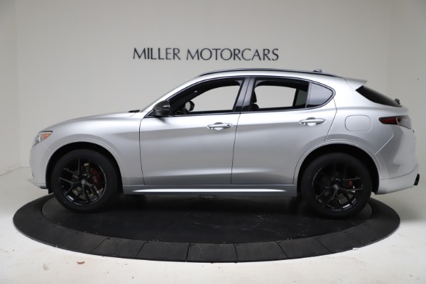 New 2021 Alfa Romeo Stelvio Ti Sport Q4 for sale Sold at Miller Motorcars Aston Martin in Greenwich CT 06830 3