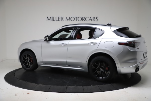 New 2021 Alfa Romeo Stelvio Ti Sport Q4 for sale Sold at Miller Motorcars Aston Martin in Greenwich CT 06830 4