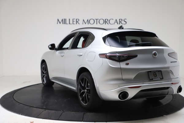 New 2021 Alfa Romeo Stelvio Ti Sport Q4 for sale Sold at Miller Motorcars Aston Martin in Greenwich CT 06830 5