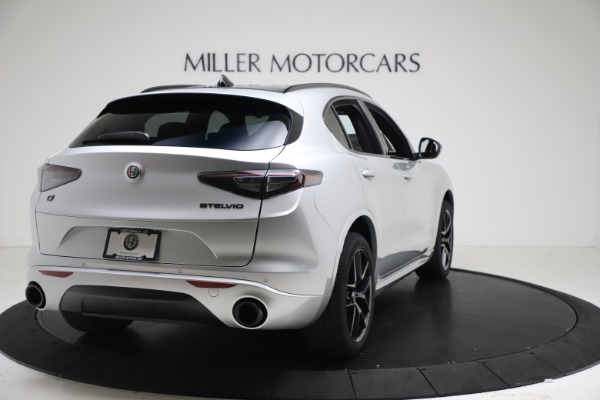 New 2021 Alfa Romeo Stelvio Ti Sport Q4 for sale Sold at Miller Motorcars Aston Martin in Greenwich CT 06830 7