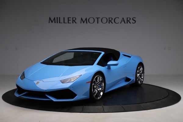 Used 2016 Lamborghini Huracan LP 610-4 Spyder for sale Sold at Miller Motorcars Aston Martin in Greenwich CT 06830 13